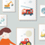 New: fire engine & tractor prints