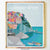 Cinque terre city print art print  Nicholas Girling Printspace 100x120cm Melbourne Australia artist abstract modern coastal italy boat buildings cliffside sea colourful town
