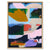 Distant Mountain abstract painting framed - printspace