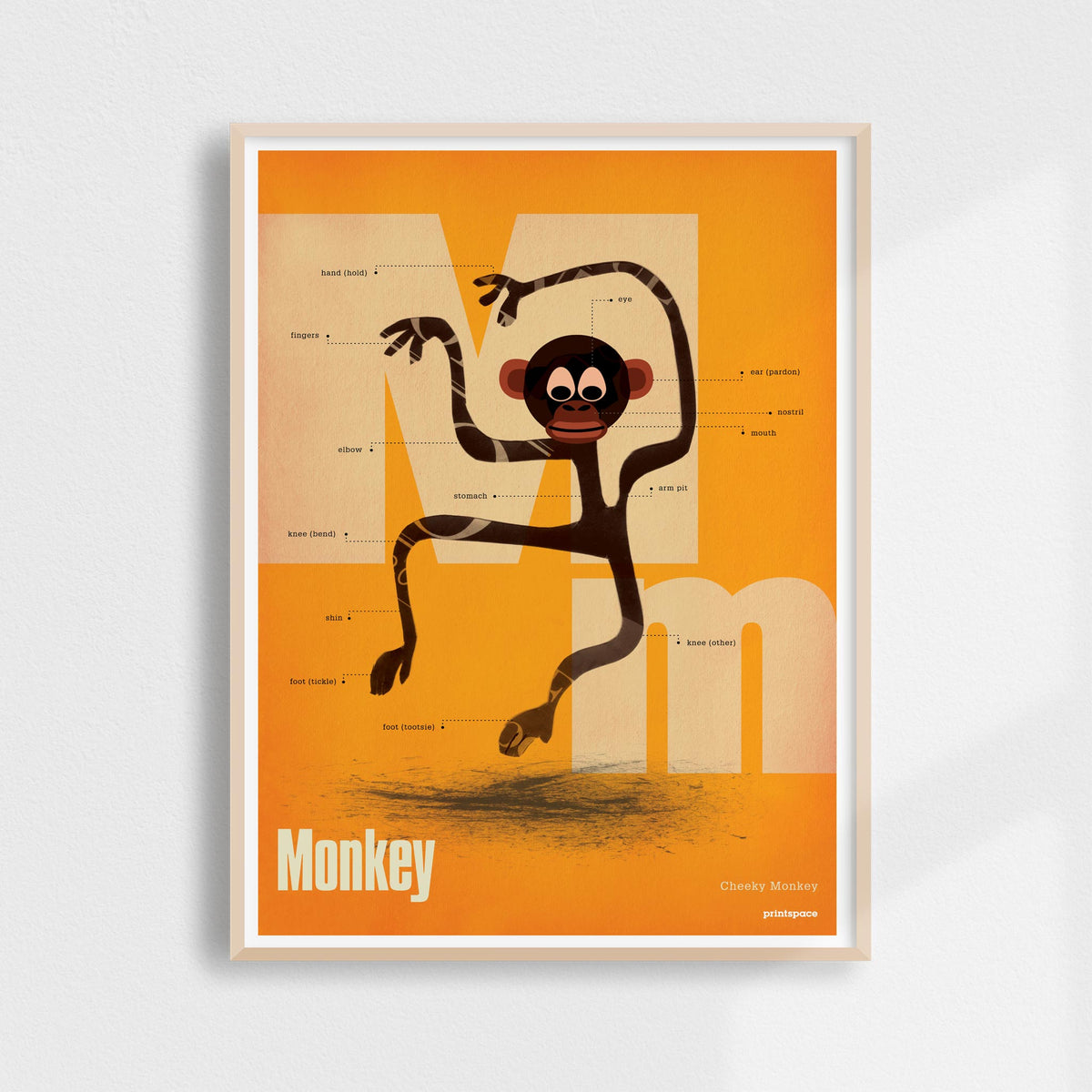 frame-cheeky-monkey-poster-