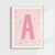 Letter Print | Candy
