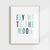 Fly Me To The Moon Art Print | Blues