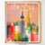 New York art print city print poster Nicholas Girling Printspace 70x100cm Melbourne Australia artist abstract modern united states buildings city architecture empire state building colourful graphic art