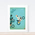 Racer Motorbike Art Print