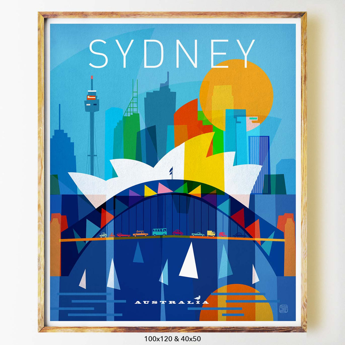 新品　絵画　シドニー大学　Univ of Sydney Limited Ed. シドニー・アート巡り「シドニー大学グラフィティ・トンネル（SYDNEY