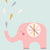 Sweet Elephant Art Print