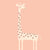 Sweet Giraffe Art Print