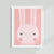 Goodnight Bunny Art Print