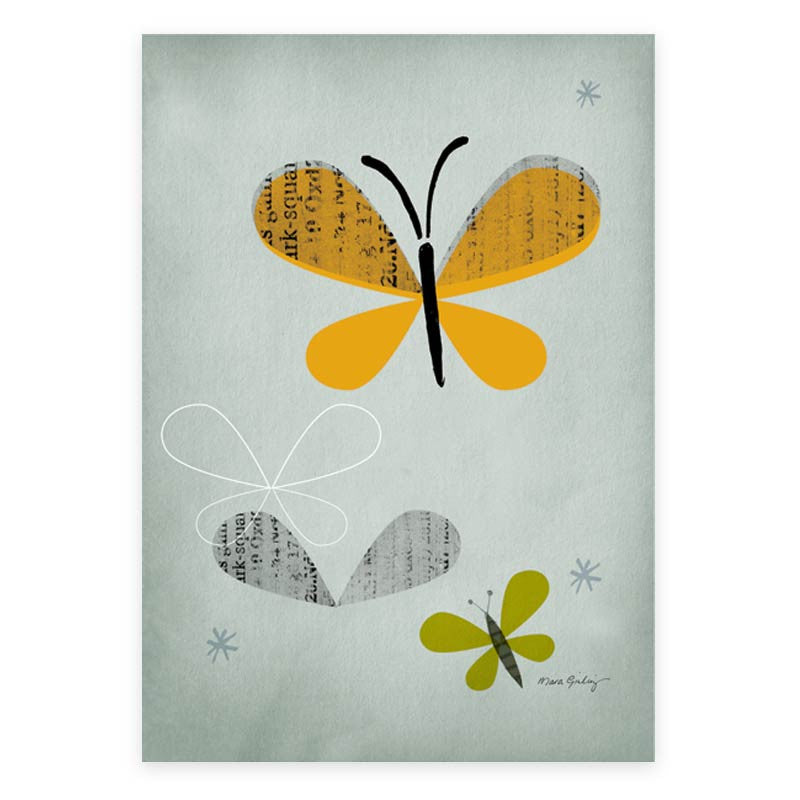 Hello Flutterby Flutterby Greeting Card | printspace