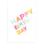 Happy Birthday Pastel Greeting Card - printspace