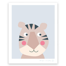 Goodnight Lion nursery art print by Mara Girling Printspace