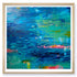 Little River Blue Abstract Landscape Art Print
