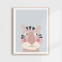 Hello Tiger Art Print