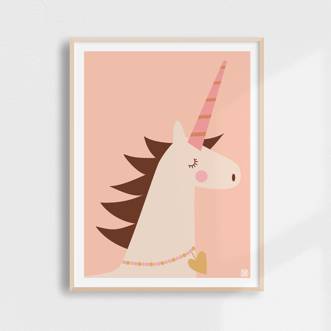 Unicorn Love Art Print