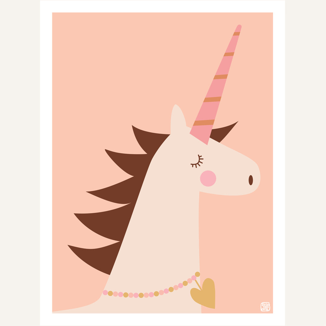 Unicorn Love Art Print by Printspace