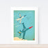 Racer Jet Plane Art Print