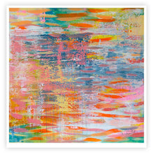 Abstract Landscape Art Print rainbow river nicholas girling