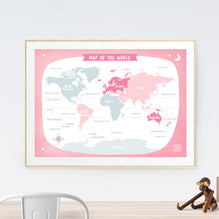 World Map Travel Poster - Prntable