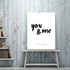 You & Me Art Print